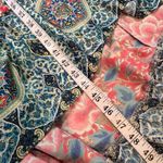 Avenue High Low Beachy Maxi Dress Womens 14/16 Pink Blue Beaded Tassels Photo 13