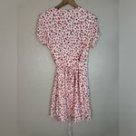 & Other Stories & Other Stories Los Angeles Atelier Red Floral Mini Wrap Dress US 6 Photo 8