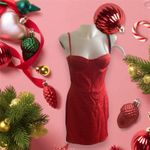 Beverly Hills Heiress Red Satin Corset A Photo 2