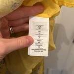 Nicholas Cecile Floral Midi Belt Dress Yellow Size 6 Photo 9