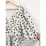 For Love & Lemons NEW  White Floral Mini Dress size Medium Connie Cottagecore Photo 5