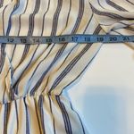 Freeway Apparel Freeway anthropology, style# 8459Navy Blue and White Striped 3/4 Sleeve Dress Photo 5