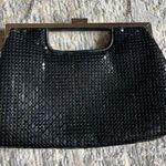 Vintage Y2K black chainmail bag and clutch with silver hardware and chain strap Photo 0