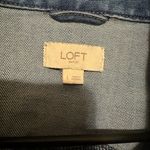 Loft  outlet quarter length sleeve cropped denim jacket Photo 2