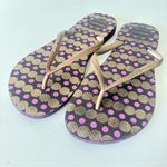 Havaianas  Flip Flops Purple Yellow Beach Shoes Women’s Size 9 / 10 Men’s Size 8 Photo 1