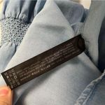ZARA Woman Premium Denim Collection Chambray Bell Sleeve Size M Photo 5