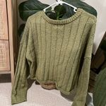 LA Hearts Pacsun Green V-Neck Women's Sweater Photo 1