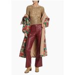 Free People Gold Rush Long-Sleeve Blouse size M Photo 4