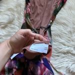 ASOS  Exposed Seam Mesh Backless Midi Dress In Bright Floral Photo 6