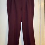 Avenue size 14 petite pull on pants with pockets, tommy panel control burgundy Photo 0
