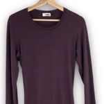 Aritzia , Wilfred Free - Deep Purple Long Sleeve Shirt Dress w/ Open Back - L Photo 2