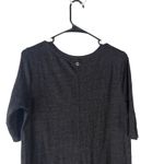 prAna  Size Medium Gray T‎ Shirt V Neck Dress Organic Cotton Casual Sustainable Photo 3