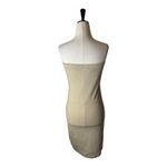 Djerf Avenue Dress Women Large Tan Nougat Strapless Tube Mini Streetwear Edgy Photo 2