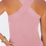 Solid Pink Criss Cross Top Photo 3