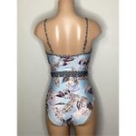 New. Milea floral plunge neck one piece. Size 10 DD Photo 4
