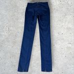 Veronica Beard  Pull On Back‎ Zip Skinny Pants Jeans Blue Sz 4 Photo 4