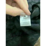 JODIFL  Satiny Black Animal Print Dress with Gathered Wrist and Pockets size L Photo 5