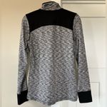 Reebok  Black and White Zip Up Jacket with Sporty Trim Photo 4