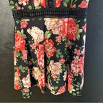 Disney  Princess‎ Black Floral Dress Size XS Photo 6