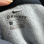 Nike | Navy Blue Fleece Lined Cowl Neck Sweatshirt Sz L Photo 8