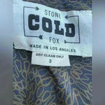 Stone Cold Fox Hayden Silk Shorts Jumpsuit Romper Size 3 Made in Los Angeles Gray Photo 2