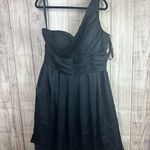 Bill Levkoff  Elegant Black One-Shoulder Dress Photo 0