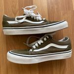 Vans   Olive Green Sneakers Photo 1
