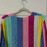Retrofete Gabrielle Unicorn Rainbow Sequin Robe Dress Pink Size XS Photo 15