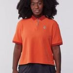 REI Cooperative x Outdoor Afro Size medium orange polo collared shirt Photo 0