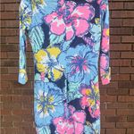 Lilly Pulitzer  Marlowe Dress Big Flirt Hibiscus Floral Print Womens Size Small Photo 3
