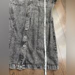 Kale generation full button studded denim dress size medium Black Photo 3