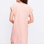 Lou & grey   pink and tan checkered buffalo gingham dress sz XS Photo 1