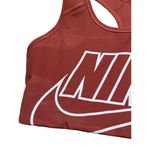 Nike Womens  445687 Coral Pink Orange Red Polyester Racerback Sports Bra Size M Photo 2