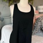 Sage Romantic Black Tank Silky Open Back Bow  Womens Medium Flowy Photo 4