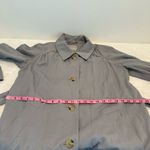 Everlane  The Gathered Drape Trench Coat in Grey Small Photo 10