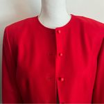 Pendleton  • Vintage Red Cropped Virgin Wool Blazer Photo 1