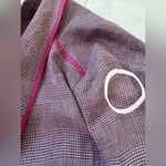 Robert Graham Purple & Pink Plaid Lightweight Single Breasted Blazer Size M Photo 8