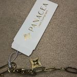 Panacea Gold tone Paperclip Necklace, NWT Photo 1