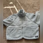 Urban Outfitters Women's Outfitter BDG Chuck Fleece Zip-Up Grey Jacket Size L Photo 9