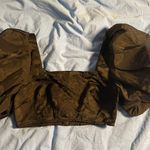 Target Black Puffy Sleeve Crop Top Photo 0