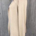 Oscar de la Renta  long sleeve open front oversized cardigan gold size medium Photo 2