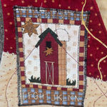 Vintage cottage core Handmade Quilted Farmhouse Vest M Beige Red Size M Photo 3