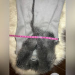 Daniel Cremieux Cremieux faux feather sleeveless vest sz XS Photo 5