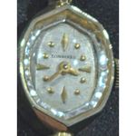 Vintage Longines 10k Gold Women's Gold Tone Hexagonal Face Swiss Made Watch Photo 1