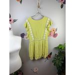 Free People  Warm Olive Joelle Mini Dress - Size - Large Photo 4