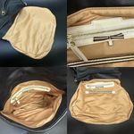 Henri Bendel  Black Pebbled Leather Turnlock Satchel Crossbody Shoulder Bag Photo 8