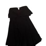 EXPRESS Black Off The Shoulder Black Dress Size 4 Has Keyhole at top Photo 0