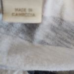 J. Crew XS Navy White Striped Zippers Top Blue Photo 2