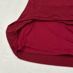 Ivanka Trump  Wine Red Crepe Flutter Midi Sleeveless Lined Formal Dress Women’s M Photo 10