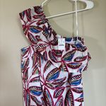 J.Crew  Womens Off the Shoulder Floral Linen Blend‎ Mini Summer Dress Size Large Photo 3